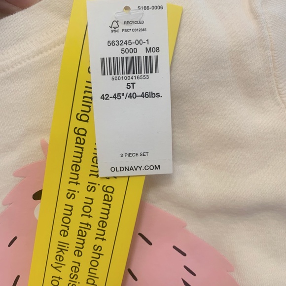 2pc Pajamas Top & Short Big Foot Monster Set Snug-Fit Unisex PJs Size 5T New - Picture 6 of 12